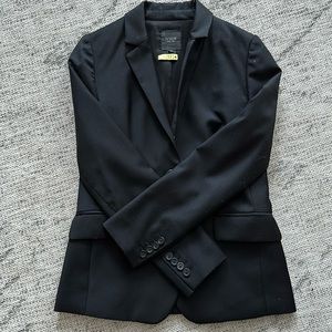J. Crew super 120s 100% wool black blazer, skirt and pants